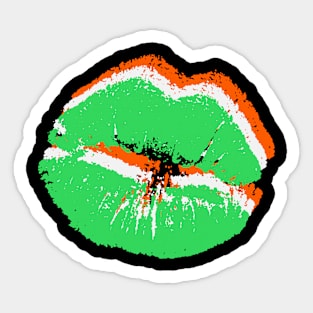 Irish Lips Sticker